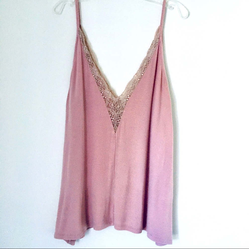 American Eagle mauve cami top